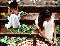 Mosaic Decoration During Onam in Kerala